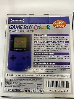 #10 Nintendo Game Boy Color Handheld Game Console / Tested/ purple