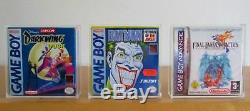 10 x Ninodo Acrylic Game Cases Acryl UV Absorptiv Für Game Boy Classic Color GBA