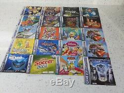 125 Nintendo Gameboy Advance Sp Original Colour Games Bundle Large Lot