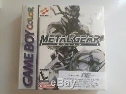 2 x Metal gear solid gameboy Color sealed two units