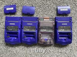 4 X Nintendo Gameboy Colour Console Bundle Working READ DESCRIPTION