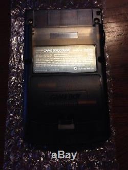 AGS 101 Nintendo Game Boy Color Clear Black Handheld System BACKLIT