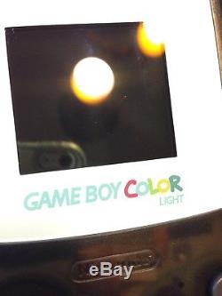 AGS 101 Nintendo Game Boy Color Clear Black Handheld System BACKLIT