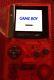 Ags 101 Nintendo Game Boy Color Clear Red Handheld System Backlit