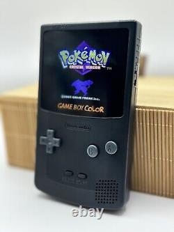 AMOLED Nintendo Gameboy Colour Black Touchscreen (GBC) Uk Seller