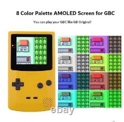 AMOLED Nintendo Gameboy Colour Black Touchscreen (GBC) Uk Seller