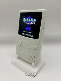 AMOLED Nintendo Gameboy Colour White Touchscreen (GBC) Uk Seller