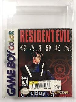 AUTHENTIC Resident Evil Gaiden Nintendo Game Boy Color GBC NEW FACTORY SEALED