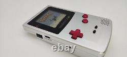Aluminium Gameboy Color IPS Backlight Rechargeable Red Buttons Pokemon Gold