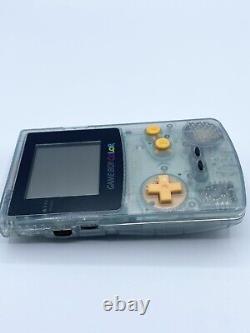 Authentic Nintendo Gameboy Color Console GBC Water Blue TSUTAYA Limited Rare