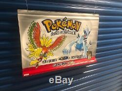Authentic Nintendo Gameboy Color Pokemon Promo Retail Store Display Banner
