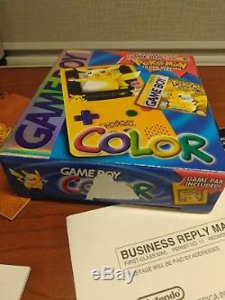 BOX ONLY Pokemon Yellow Gameboy Color Special Pikachu Edition BOX ONLY