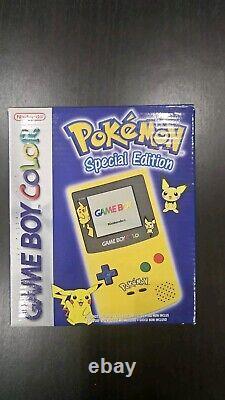 BRAND NEW Nintendo Gameboy Color Pokemon Ltd Edition BOXED MINT