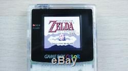 Backlight Game Boy Color! McWill LCD Gameboy Color Modded With Glass Lens! Purple