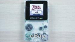 Backlight Game Boy Color! McWill LCD Gameboy Color Modded With Glass Lens! Purple