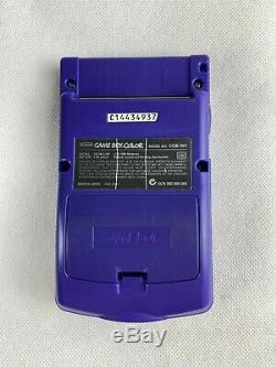 Backlight Gameboy Color Colour Grape Purple, Glass Screen Nintendo GBC Backlit