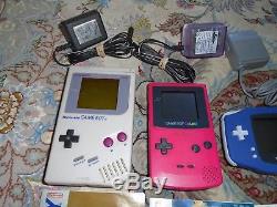 Big Games Collection 27 Nintendo Game Boy, Color, Advance Lot, 4 Consoles +more