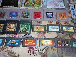 Big Games Collection 27 Nintendo Game Boy, Color, Advance Lot, 4 Consoles +more
