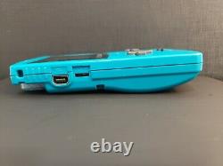 Blue Teal Backlit Gameboy Color with IPS V2 Backlight CGB-001 Color Changing