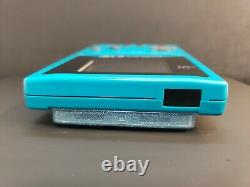 Blue Teal Backlit Gameboy Color with IPS V2 Backlight CGB-001 Color Changing