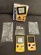 Boxed Dandelion Yellow Nintendo Gameboy Color Console! Rare Vgc! Labels Intact