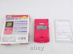 Boxed Gameboy Color Berry Fuchsia Console Game Boy Colour Nintendo GBC