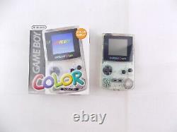Boxed Gameboy Game Boy Color Clear Handheld Console