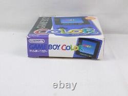 Boxed Gameboy Game Boy Color / Colour Purple Handheld Console