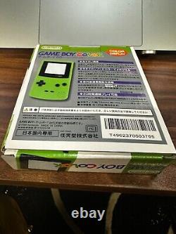 Boxed Nintendo GameBoy Color with 1 Game GBC Retrofit Pokemon Center Console