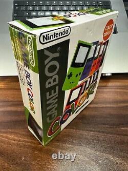 Boxed Nintendo GameBoy Color with 1 Game GBC Retrofit Pokemon Center Console