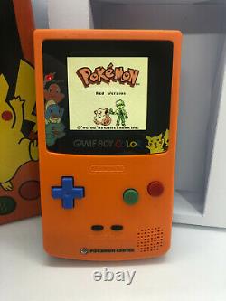 Boxed Nintendo Gameboy Color Pokemon Center 3rd Anniversary IPS Backlight
