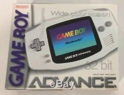 Brand New Arctic Nintendo Gameboy Advance Wide Color Screen 32 Bit Fast Shipping