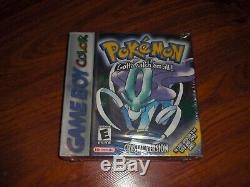 Brand New Factory Sealed Pokemon Crystal Version For Game Boy Color NEVER OPENED
