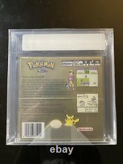 Brand New Factory Sealed Pokemon Gold Version Game Boy Color VGA Graded 85 Rare