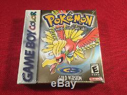 Brand New Factory Sealed Pokemon Gold Version Nintendo Game Boy Color Game