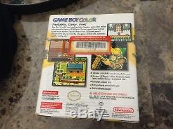 Brand New Nintendo Game Boy Color Yellow Dandelion Handheld System