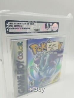 Brand New Sealed Pokemon Crystal Version Game Boy Color VGA graded 80+ 2001
