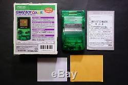 CONSOLE GAME BOY COLOR CLEAR GREEN Toys'r us LIMITED JAPAN Good. Condition