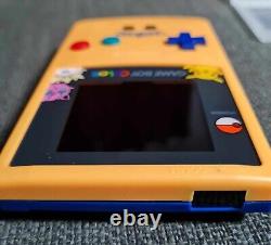 CUSTOM Pokémon Gameboy Colour IPS BACKLIGHT + Audio BOOST + Pokemon Game + BOX