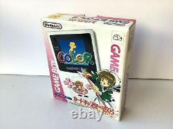 Cardcaptor Sakura GAME BOY COLOR Console CGB-001 Pink White + soft×2 NINTENDO