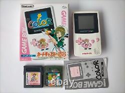 Cardcaptor Sakura GAME BOY COLOR Console CGB-001 Pink White + soft×2 NINTENDO