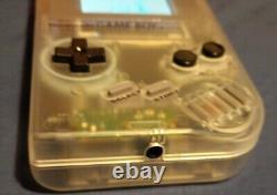 Clear White Nintendo DMG Gameboy IPS V5 LCD 36 Colours