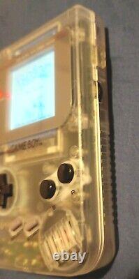 Clear White Nintendo DMG Gameboy IPS V5 LCD 36 Colours