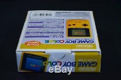 Complete New Nintendo Game Boy Color Open Box Japan Dandelion Yellow