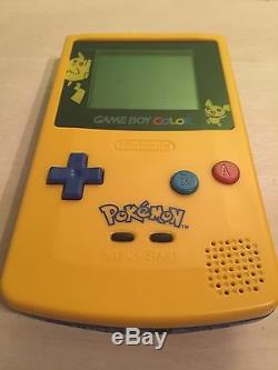 Consola game boy color pikachu pokemon nueva new