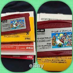 Console Nintendo Game Boy Advance GBA SP HOT MARIO! FAMICOM COLOR JAPAN JP USED