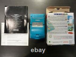 Console Nintendo Game Boy Color Bleu Turquoise Blue voir descriptif