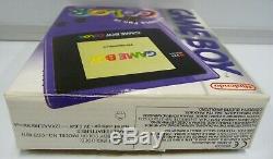 Console Nintendo Game Boy Color Grape Viola Pal Used In Box Tested
