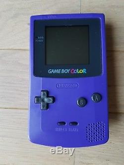 Console Nintendo Game Boy Color violette + Everdrive GB X3 + carte SD 16 Go