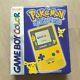 Console Nintendo Gameboy Game Boy Color Special Edition Pikachu Jaune Boîte